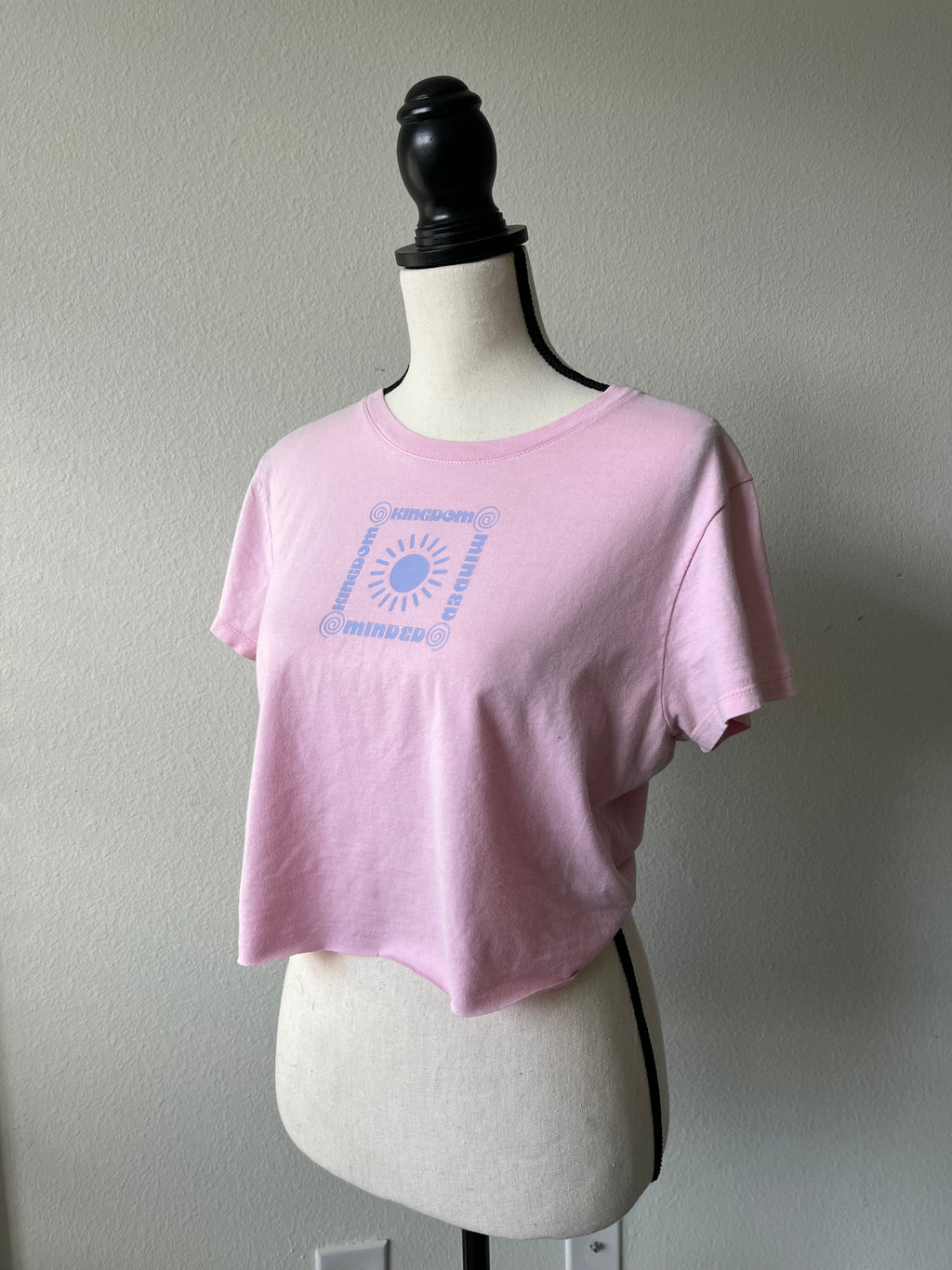 Upcycled Pink Kingdom Minded T- Shirt