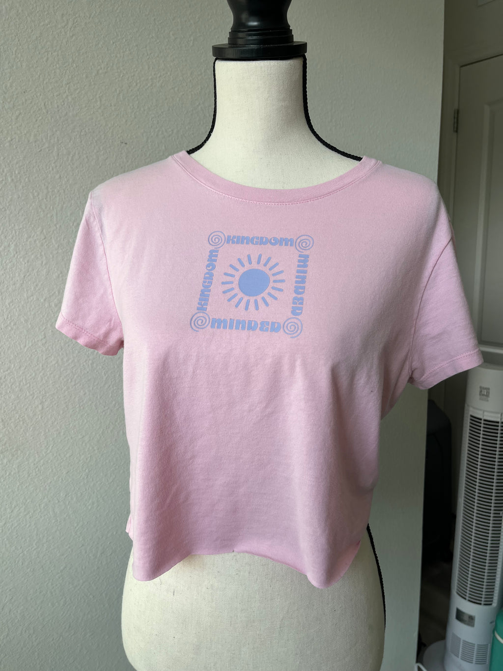Upcycled Pink Kingdom Minded T- Shirt