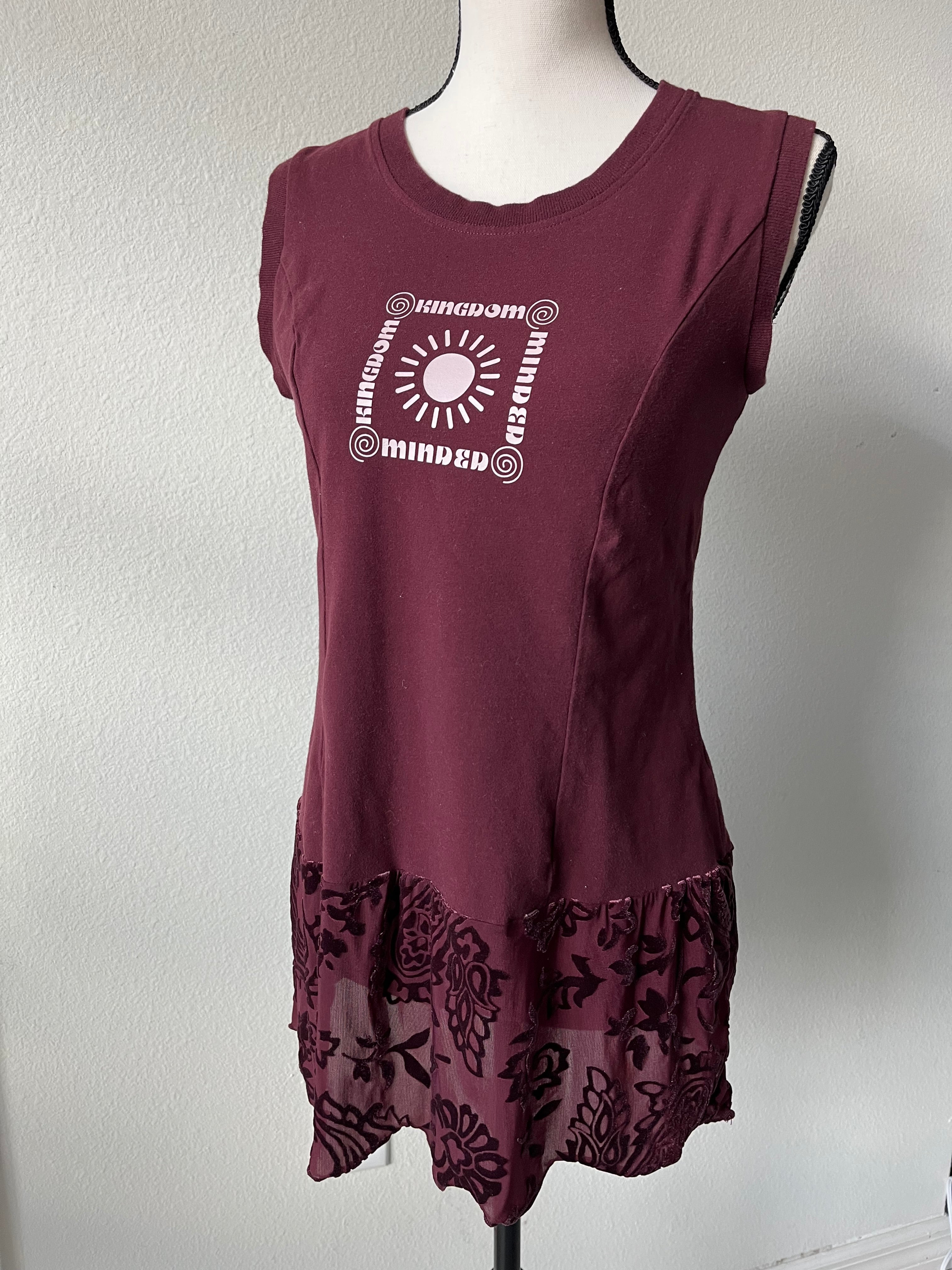 Upcycled shirt Kingdom Minded Design