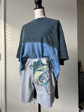 Upcycled T-Shirt and Short set