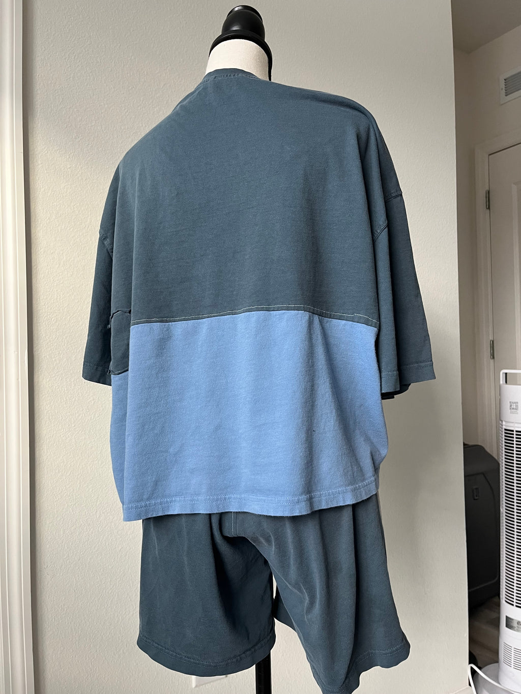 Upcycled T-Shirt and Short set