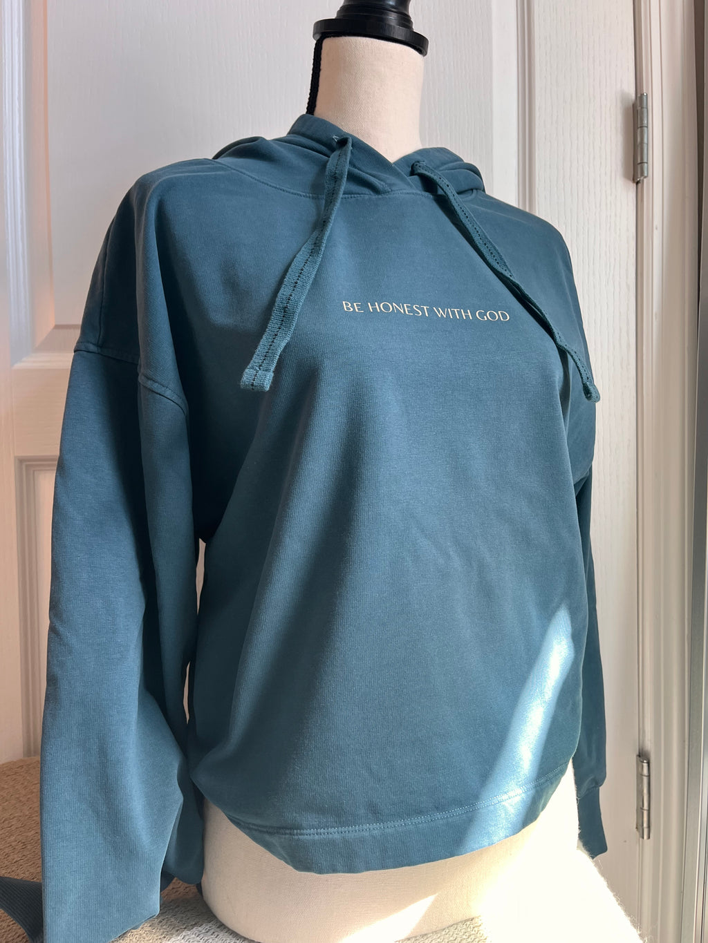 Earthy Blue Old Navy Hoodie (Be Honest with God)