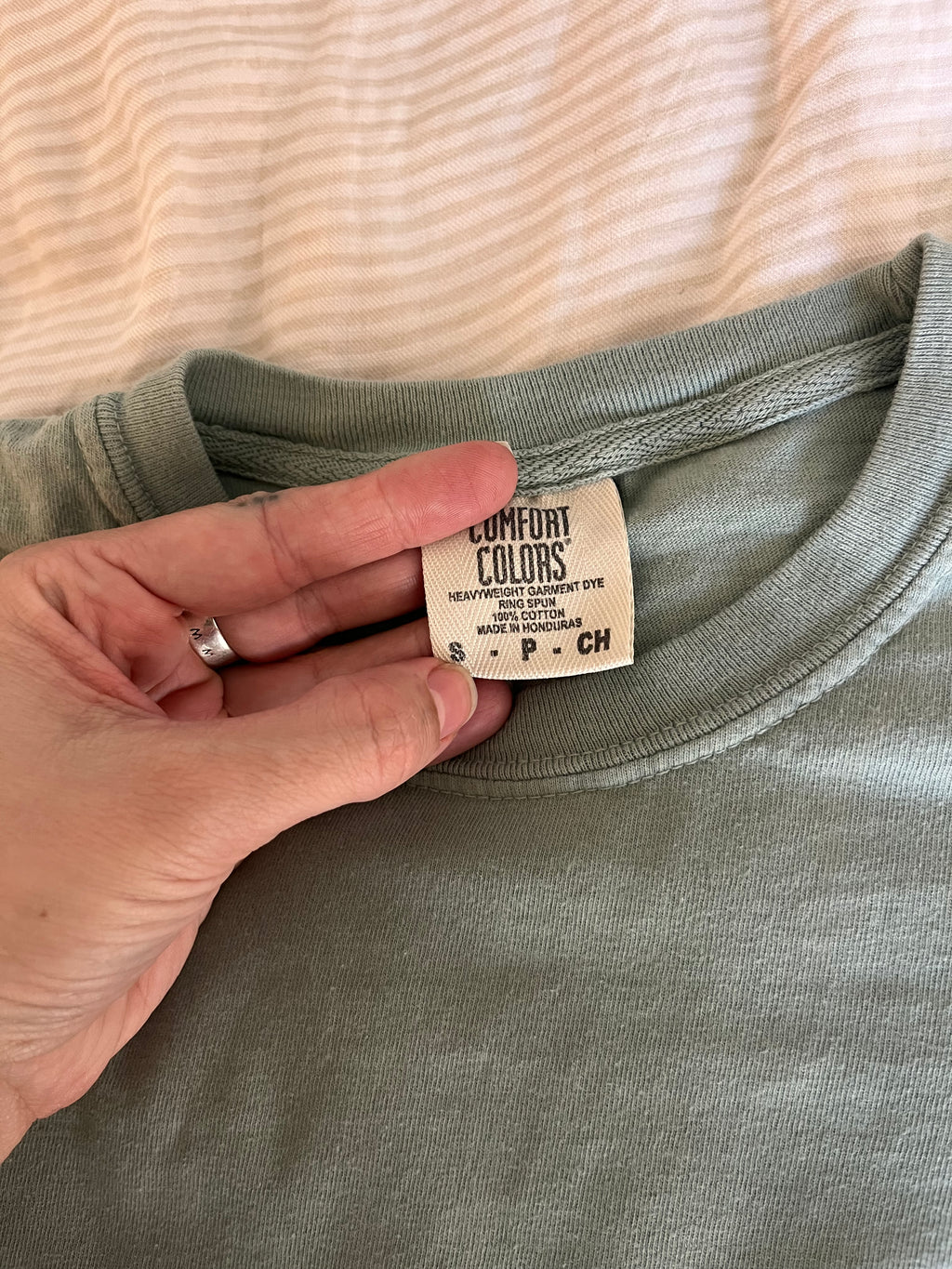 Teal T shirt (Be Honest with God)