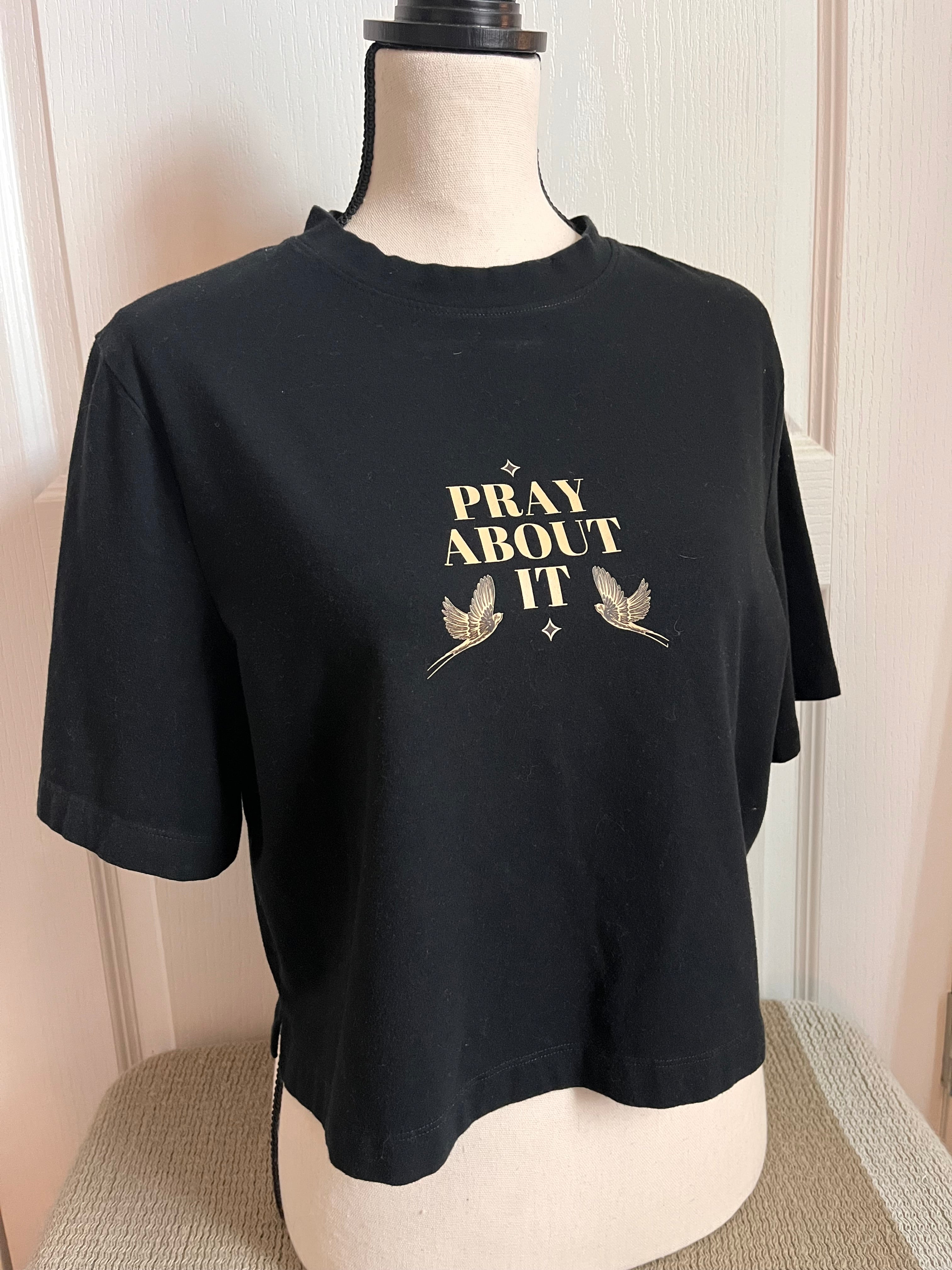 Black T shirt (Pray About It)