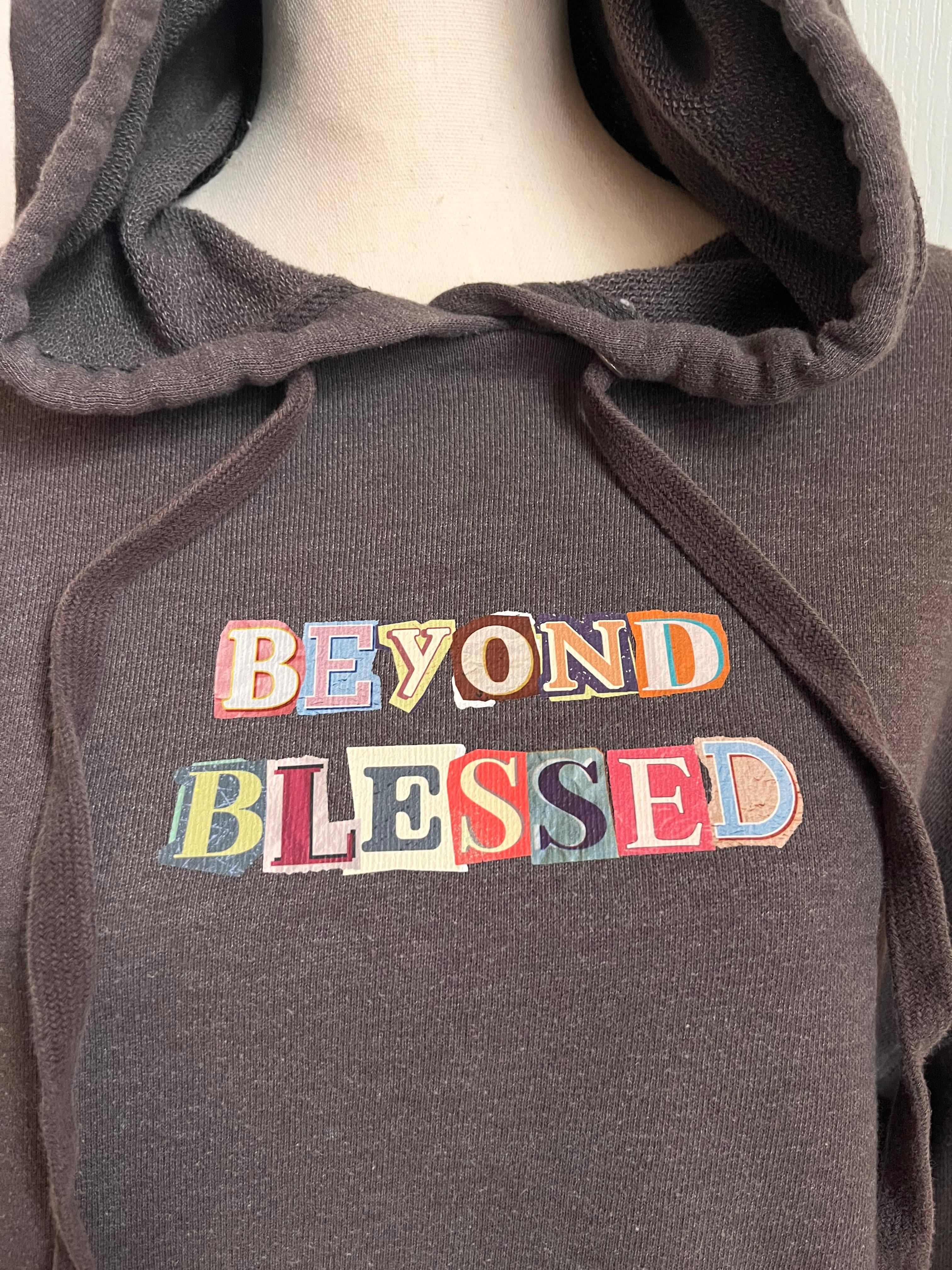 Brown Cropped Hoodie (Beyond Blessed)